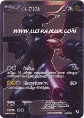 Carte pokemon noir et blanc ultra rare