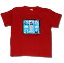 T Shirt Slam Attax All Stars Animated Rouge & Bleu 8/10ans