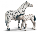 Chevaux - Equitation Schleich Poulain Knabstrupper, T�tant