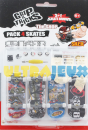 4 Pack Grip & Tricks Spirit Riders 4 Finger Skate + Accessoires Set 3