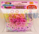  Crazy Bands Crazy Bands - Pearl Glitter Cercles (24 Bracelets)