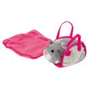 V�tements et accessoires ZhuZhu Pets Porte Hamster Avec Couverture Rose