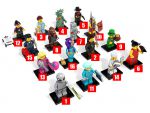Figurines LEGO Minifigures 6 - 1 - L'Alien Gris