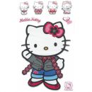  Hello Kitty 8 Stickers Hello Kitty mousse en relief