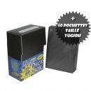Prot�ges Cartes Format JAP Yu-Gi-Oh! Deck Box Noir Ultrapro Sp�cial Yugioh + 50 Pochettes