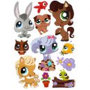  Littlest PetShop Planche G�ante de 11 stickers Littlest Pet Shop !