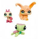 PetShop Trio Littlest PetShop Coccinelle, Lapin & Tortue - 1909, 1910, 1911