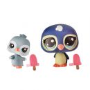 PetShop Duo Littlest PetShop Maman & b�b� Pingouin - 2496 & 2495