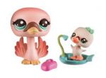 PetShop Duo Littlest PetShop Maman & b�b� Cygne - 2504 & 2503