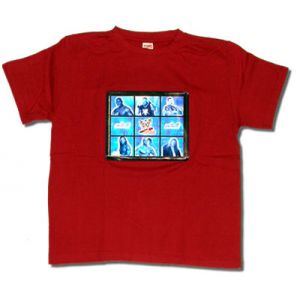 T Shirt All Stars Animated Rouge & Bleu 8/10ans