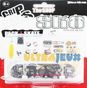 1 Pack Grip & Tricks 1 Finger Skate + Accessoires Peace & Sk8