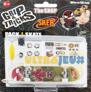 1 Pack Grip & Tricks 1 Finger Skate + Accessoires Spider Sker