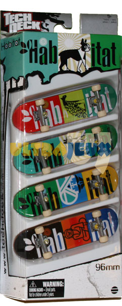 Coffrets de Finger Skate 4 Pack - Habitat