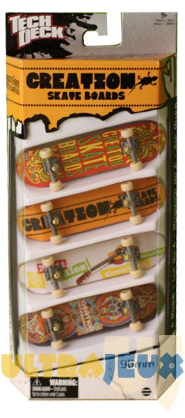 Coffrets de Finger Skate 4 Pack - Creation Skate Boards