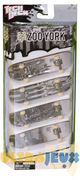 Coffrets de Finger Skate 4 Pack - Zoo York