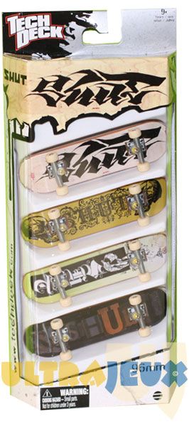 Coffrets de Finger Skate 4 Pack - Shut