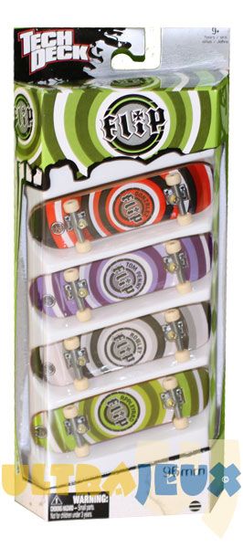 Coffrets de Finger Skate 4 Pack - Flip Round