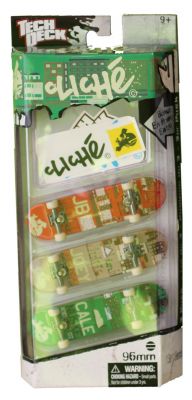 Coffrets de Finger Skate 3 Finger Skate + Stickers Clich� (colors)