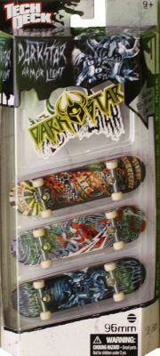 Coffrets de Finger Skate 3 Finger Skate + Stickers Darkstar