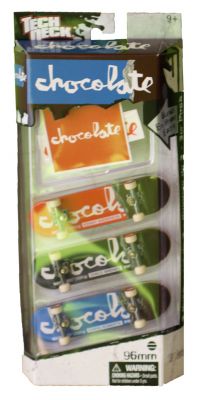 Coffrets de Finger Skate 3 Finger Skate + Stickers Chocolate
