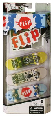 Coffrets de Finger Skate 3 Finger Skate + Stickers Flip