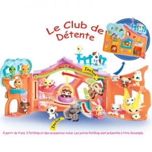 Playset avec accessoires Le Club House & Les Petshop Sportifs - 484 & 485