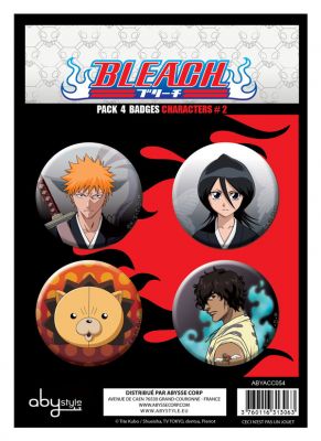 Goodies Pack De 4 Badges Characters