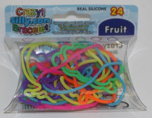  Crazy Bands - Fluo Fruit (24 Bracelets)