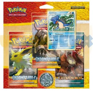 Boosters Fran�ais Pack 3 Boosters Heartgold Soulsilver - C�ur D'or Et �me D'argent Indomptable