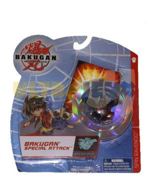 Boosters Packs Booster Pack Bakugan Attaque Sp�ciale - Spin Ravenoid Darkus