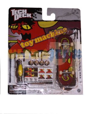 Finger Skate 1 Finger Skate + Accessoires Toy Machine Red