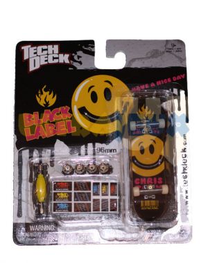 Finger Skate 1 Finger Skate + Accessoires Black Label Smiley