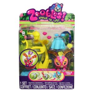 Figurine 1 Zooble � Coiffer Et Son Happitat #209 Tails