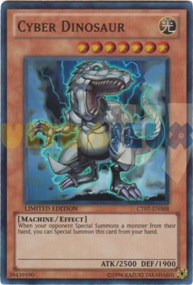 Cartes Sp�ciales Cyber Dinosaur (ct07)