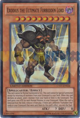 Cartes Sp�ciales Exodius The Ultimate Forbidden Lord (ct07)