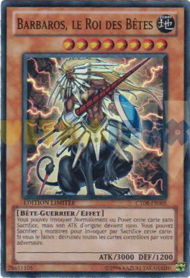 Cartes Sp�ciales Barbaros, Le Roi Des B�tes