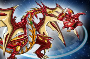Bakugan � l'unit� Neo Dragonoide - Pyrus