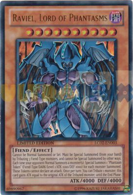 Cartes Sp�ciales Raviel - Les 3 B�tes Sacr�es (en Anglais)