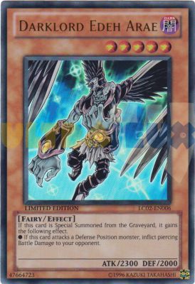 Cartes Sp�ciales Darklord Edeh Arae (en Anglais)