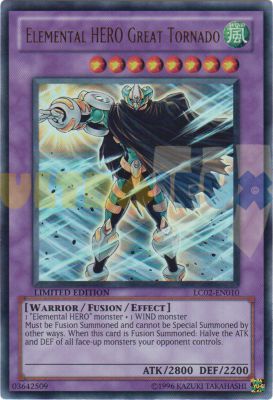 Cartes Sp�ciales Elemental Hero Great Tornado (en Anglais)