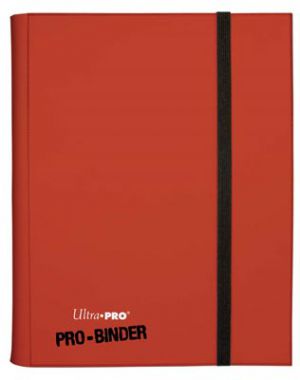 Portfolios Pro-binder - Rouge - 20 Pages De 18 Cases