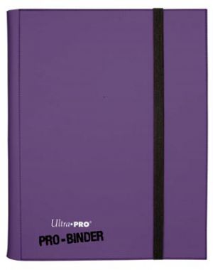 Portfolios Pro-binder - Violet - 20 Pages De 18 Cases