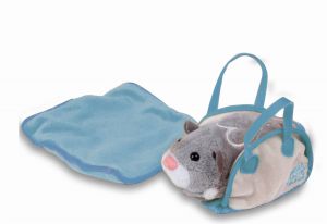V�tements et accessoires Porte Hamster Avec Couverture Turquoise