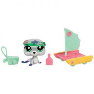 PetShop avec Accessoires Le Phoque Et Son Radeau