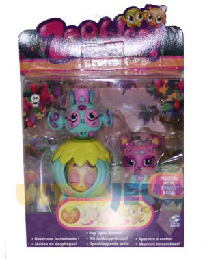 Figurine 2 Zoobles Et Leur Happitat #091milton & #092 Danby