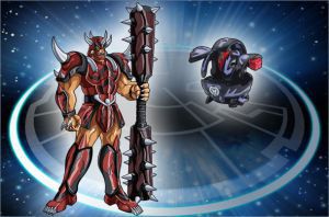 Bakugan � l'unit� Warius - Blanc