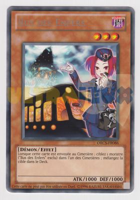 Cartes Sp�ciales Carte G�ante " Bus Des Enfers "